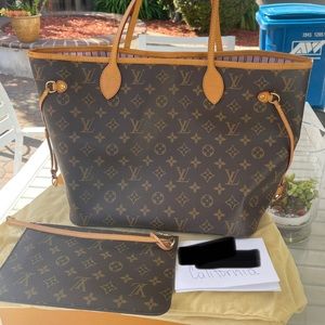 Authentic LV Neverfull MM